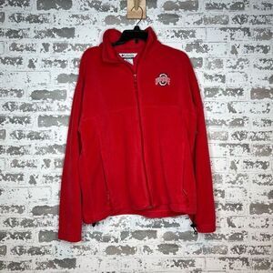 Columbia full zip Ohio state buckeyes sweater